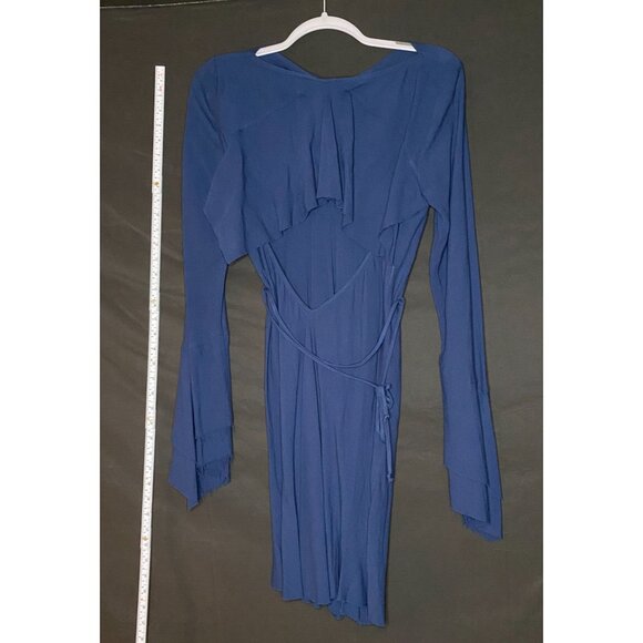 Bec & Bridge Blue Long‎ Sleeve Dress Size 4 - Picture 4 of 4